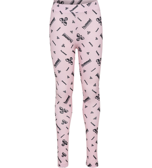 Hummel Leggings hmlJR Gym Knapt Rosa m. Logo 14 år 164 Leggings