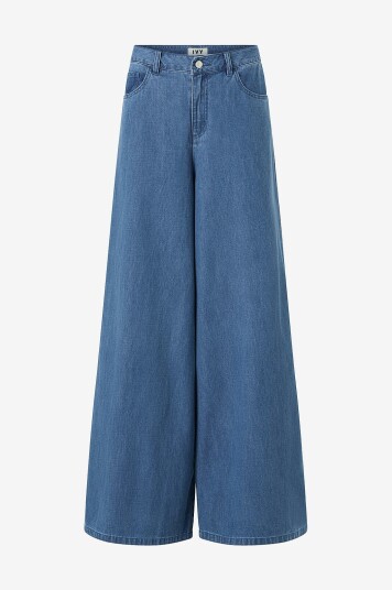 IVY Copenhagen   Jeans IvyMalika Tyla Mid Blue   Blå