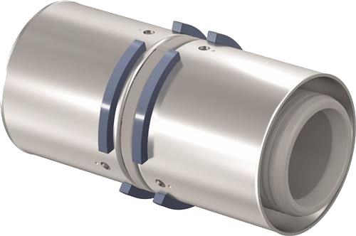 Uponor S-Press 75x75mm Kompositt Trykk-kobling for Varmtvannssystemer