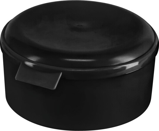 elasto REuse Gjenbrukbar skål Aso; 1100 ml, 15.9x8.4 cm (ØxH); Svart; Rund; 25 Stykk / Forpakning