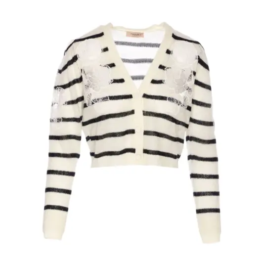 Twinset Dame Strikkevarer Beige S, Twinset Dame Strikkevarer Beige S,