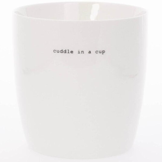 Sögne Home Krus big cuddle in a cup 45 cl hvit Sögne Home Krus big cuddle in a cup 45 cl hvit