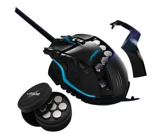 Hama uRage Reaper Revolution Gamingmus 8200 dpi - 13 Knapper - Ergonomisk Design - Svart