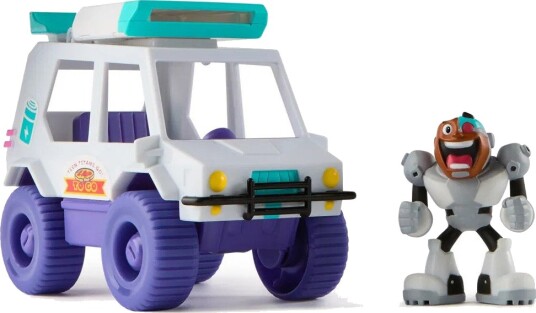 Teen Titans Go T Car Pizza Kaster Lekebil