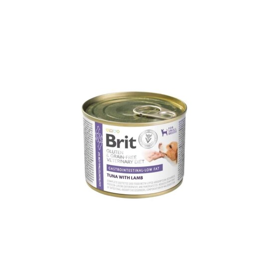 Brit Veterinary Diets Dog Gluten&Grain Free Gastrointestinal Low Fat 200 G 