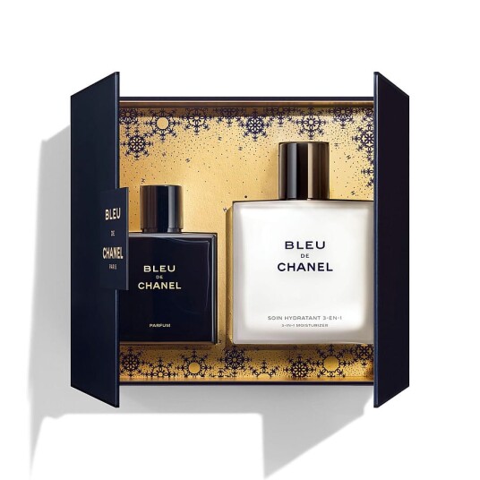 BLEU DE CHANEL CASE Parfum 50 ml And 3 In 1 Moisturizer 90 ml