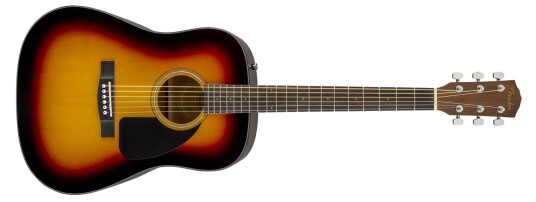 Fender Cd-60 Dread V3 Ds Sunburst, Walnut Fingerboard