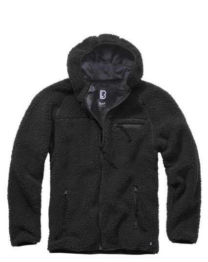 Brandit Teddyfleece Worker Jakke Svart Brandit Teddyfleece Worker Jakke Svart