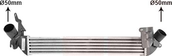 Intercooler VAN WEZEL 43004641