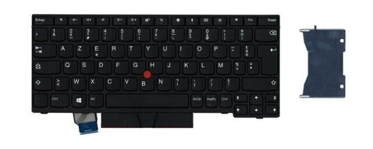 Lenovo - notebook replacement keyboard - with Trackpoint - France - black - Brbart tastatur - til utskifting - Fransk - Svart Lenovo - notebook replacement keyboard - with Trackpoint - France - black - Brbart tastatur - til utskifting - Fransk - Svart