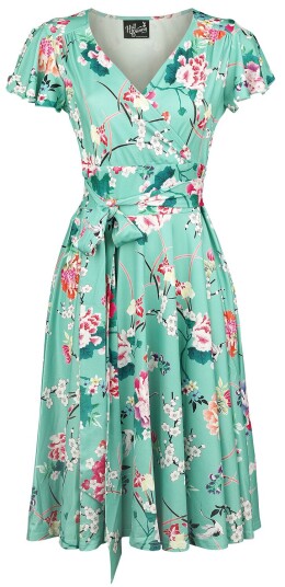 Hell Bunny   Rockabilly Kort kjole   Midori Dress   XS til 4XL   Damer   mint