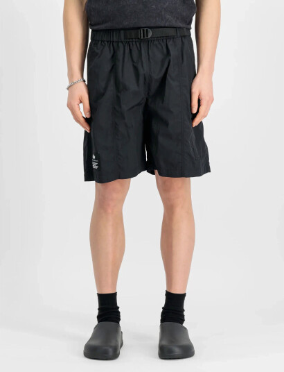 Alpha Industries Nylon Cargo Short - Black - S