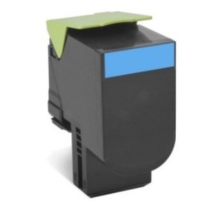 Lexmark 802H C Toner - 80C2HCE Original - Cyan 3000 sider Lexmark 802H C Toner - 80C2HCE Original - Cyan 3000 sider