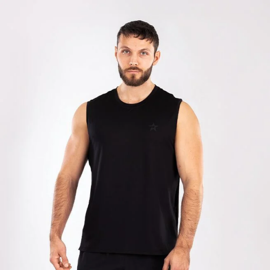 Star Wear Mesh topp Svart Medium