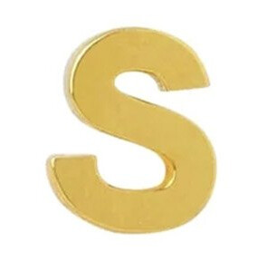 IX Studios Letter Øredobber 22 kt. DMB0352SGD - Dame - 925 sterling silver