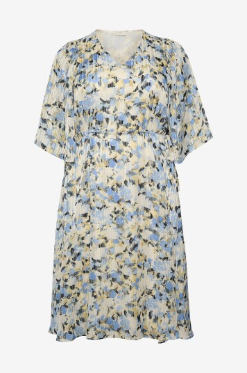 KAFFE Curve - Kjole kcElana Dress - Blå