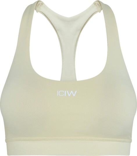ICANIWILL Define Seamless Racer Back Sports Bra W PALE LEMON M