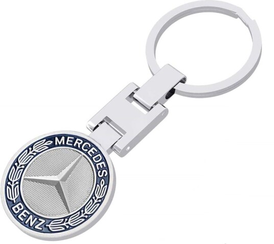 Mercedes Benz nøkkelring blå 2