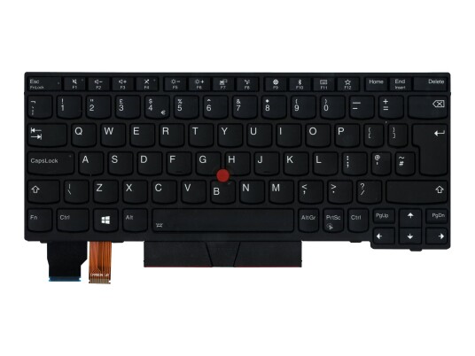 Lenovo Lite-On FU5370BL2 - erstatningstastatur for bærbar PC - med Trackpoint - QWERTY - Storbritannia Inn-enhet Lenovo Lite-On FU5370BL2 - erstatningstastatur for bærbar PC - med Trackpoint - QWERTY - Storbritannia Inn-enhet