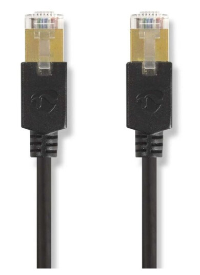 Nedis CAT6 10m Nettverkskabel RJ45 til RJ45 Antrasitt F/UTP