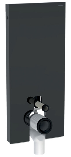 Geberit Monolith Modul, 114 cm Til gulvstående toalett, Lava glass