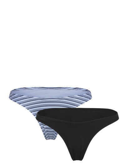 Weekday 2-Pack Mini Brazilian Bikini Bottoms - Navy - S