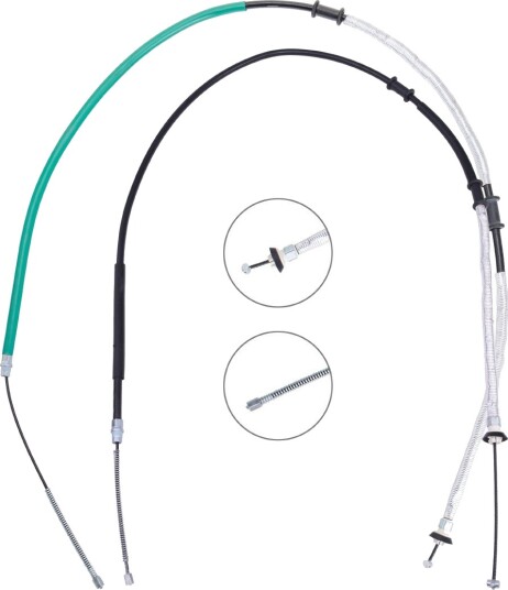 RIDEX 124C1279 Tautrekk håndbremse