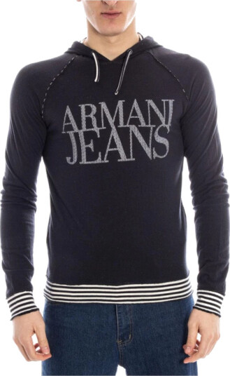 Armani Jeans Herre Gensere & Hettegensere Blå M,