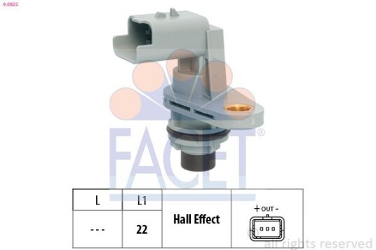 Sensor, turtall FACET 9.0822 Sensor, turtall FACET 9.0822