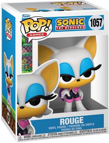 Funko POP Sonic The Hedgehog Rouge the Bat Samlefigur 10cm