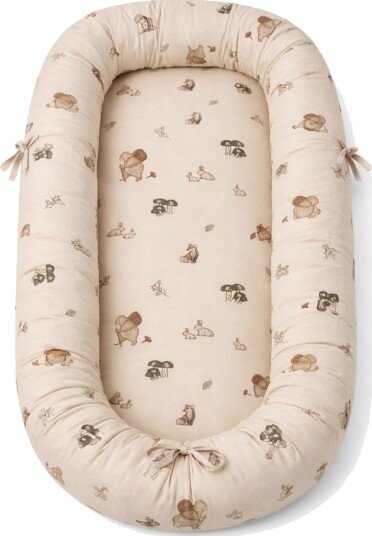 Nordstrand Home Babynest Creme Forest En komfortabel og sikker soveplass for babyen Nordstrand Home Babynest Creme Forest En komfortabel og sikker soveplass for babyen