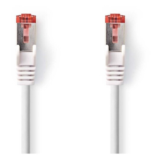 Nedis CAT6 Nettverkskabel | RJ45 Han | RJ45 Han | S/FTP | 0.25 m | Innendørs | Rund | LSZH | Hvit | Boks Nedis CAT6 Nettverkskabel | RJ45 Han | RJ45 Han | S/FTP | 0.25 m | Innendørs | Rund | LSZH | Hvit | Boks