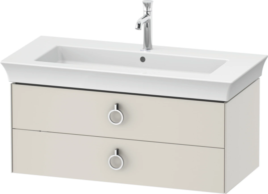 Duravit White Tulip Servantskap 2 skuf. 98,4x45,8x41 cm Nordisk Hvit Matt