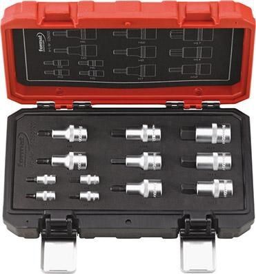 Format Bitshylsa I Sats 1/4 - 1/2 Insex 3-17mm 10 Delar