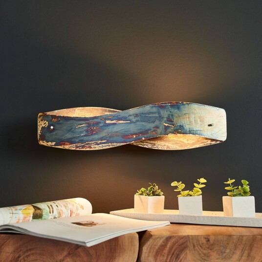 Rothfels Lian LED-vegglampe, oksidert, dimbar Rothfels Lian LED-vegglampe, oksidert, dimbar