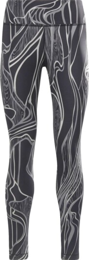 Reebok Women's Lux Perform Nature Grown Print Mid-Rise Leggings Sort XS Woman