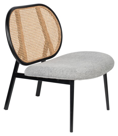 Zuiver Spike Loungestol - Grå/Natur Unoliving