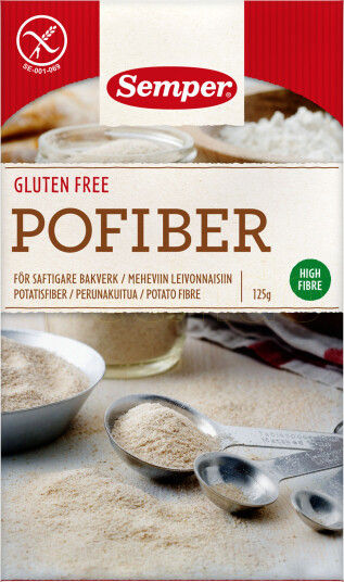 Semper Pofiber Potetfiber Glutenfri 125g