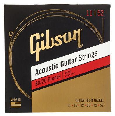Gibson 80/20 Bronze Acoustic 11 Gibson 80/20 Bronze Acoustic 11