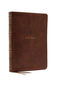 Catholic Bible Press NRSV, Catholic Bible, Thinline Edition, Leathersoft, Brown, Comfort Print