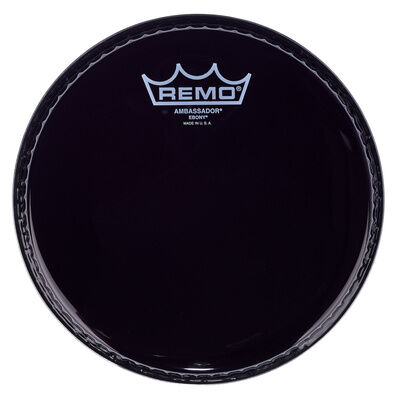Remo 08"" Ambassador Tom Tom Fell schwarz
