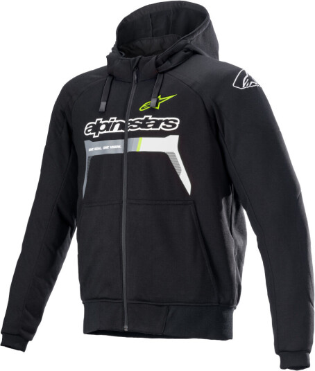 Alpinestars Chrome Ignition Motorsykkel tekstil jakke L Svart Gul