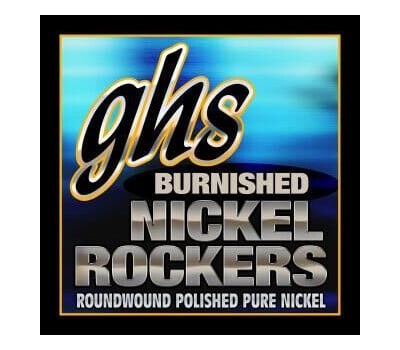 Ghs Bnr-L Burnished Nickel Rockers (010-046) Ghs Bnr-L Burnished Nickel Rockers (010-046)