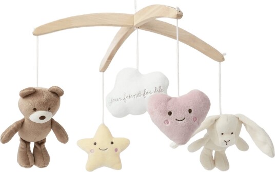 Teddykompaniet Diinglisar, Babymobil, Kanin & Nalle - MULTI - 2424 cm