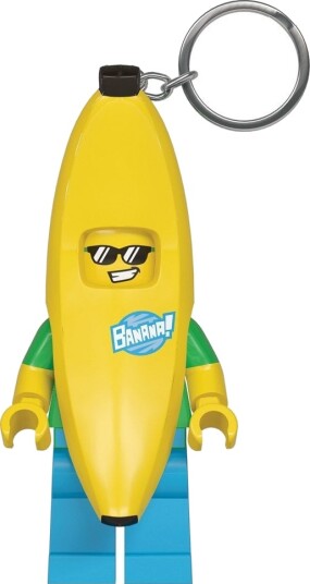 LEGO Nøkkelring med LED Bananfyr Håndlykt