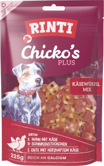 Rinti Extra Chicko Plus Terningmiks Sparepakke 3 X 225 G