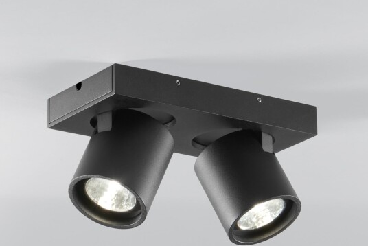 Taklampe LIGHT POINT Focus 2 dimmbar Svart Stue Aluminium Design 10 10 Svart