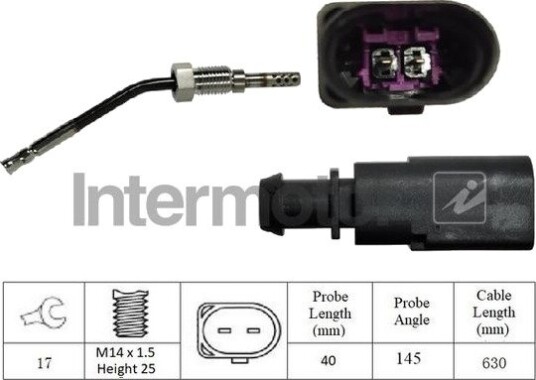 Sensor, eksostemperatur INTERMOTOR 27189