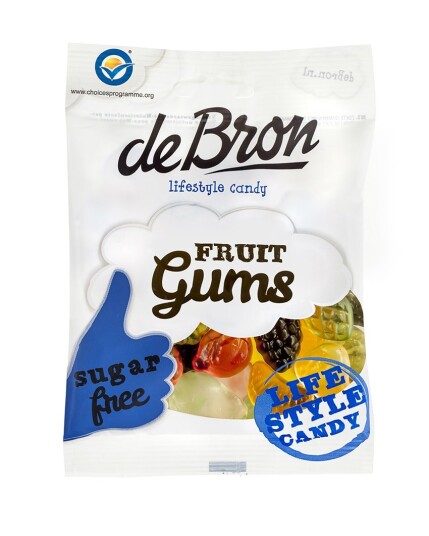 DeBron Sugarfree Fruit Gums 100g DeBron Sugarfree Fruit Gums 100g