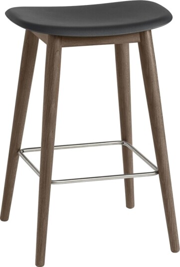 Muuto Fiber Barkrakk med Base Sort/ Brun H66 cm